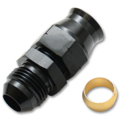 Vibrant -6AN Male to 5/16in Tube Adapter Fittings with Brass Olive Insert Vibrant Fittings