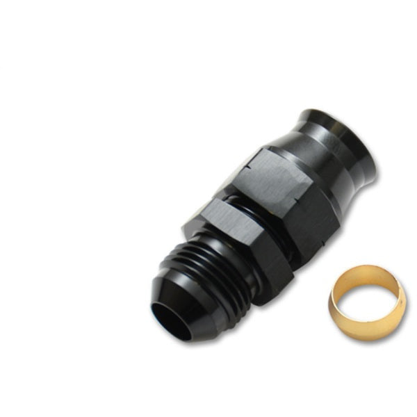 Vibrant -6AN Male to 5/16in Tube Adapter Fittings with Brass Olive Insert Vibrant Fittings