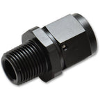 Vibrant -6AN to 1/4in NPT Female Swivel Straight Adapter Fitting Vibrant Fittings