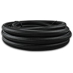 Vibrant -8 AN Black Nylon Braided Flex Hose .44in ID (50 foot roll) Vibrant Hoses