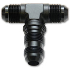 Vibrant -8AN Bulkhead Adapter Tee Fitting - Anodized Black Only Vibrant Fittings