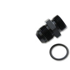 Vibrant -8AN Flare to AN Straight Cut Thread (1-1/6-12) w/ O-Ring Adapter Fitting Vibrant Fittings