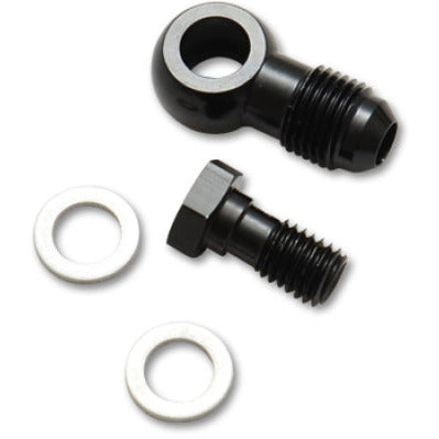 Vibrant -8AN Male Banjo Fitting 16mm x 1.5 Metric Aluminum + 2 Washers Vibrant Fittings