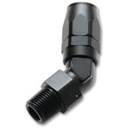 Vibrant -8AN Male NPT 45Degree Hose End Fitting - 1/4 NPT Vibrant Fittings