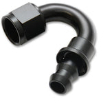 Vibrant -8AN Push-On 150 Deg Hose End Fitting - Aluminum Vibrant Fittings