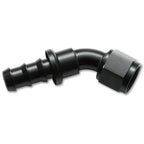Vibrant -8AN Push-On 45 Deg Hose End Fitting - Aluminum Vibrant Fittings