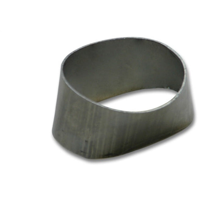 Vibrant 90mmx55mm Oval to 76mm Round Transition Adapter T304 SS for use with Part #1448 and #14480 Vibrant Flanges