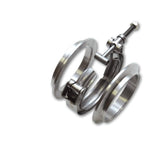 Vibrant AL V-B Flange Assembly for 3in OD Tubing incl 2 AL V-b flanges 1 SS V-B Clamp 1 Viton O-Ring Vibrant Flanges