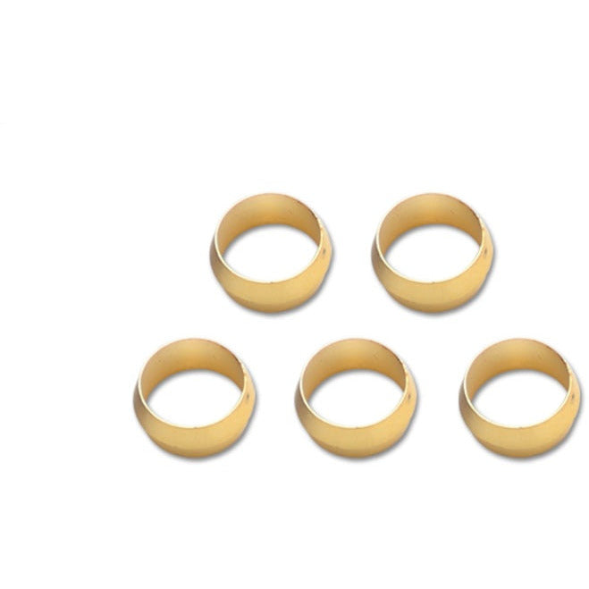Vibrant Brass Olive Inserts 3/8in - Pack of 5 Vibrant Fittings