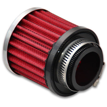 Vibrant Crankcase Breather Filter w/ Chrome Cap 1.5in 38mm Inlet ID Vibrant Air Filters - Universal Fit