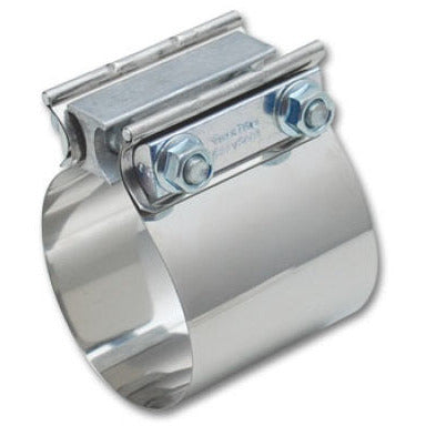 Vibrant Easy Seal SS Exh Sleeve Butt Joint Clamp for 3in O.D. Tubing also 3in Nominal Oval Tubing Vibrant Clamps