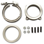 Vibrant GT Series Turbo Adapter 3in 4 Bolt to 3in V-Band Flange w/ V-Band & V-Band Clamp Vibrant Fittings