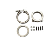 Vibrant GT Series Turbo Adapter 3in 4 Bolt to 3in V-Band Flange w/ V-Band & V-Band Clamp Vibrant Fittings