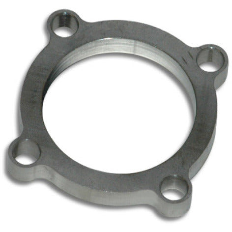 Vibrant GT series / T3 Turbo Discharge Flange (4 Bolt) with 2.5in Inlet I.D. T304 SS 1/2in Thick Vibrant Flanges
