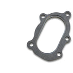 Vibrant GT25R / GT28R Discharge Flange with Oval Outlet (5 Bolt) Mild Steel 1/2in Thick Vibrant Flanges