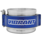 Vibrant HD Clamping System Assembly for 2in OD Tubing - Blue Clamp Vibrant Clamps
