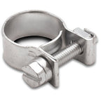 Vibrant Inj Style Mini Hose Clamps 11-13mm clamping range Pack of 10 Zinc Plated Mild Steel Vibrant Clamps