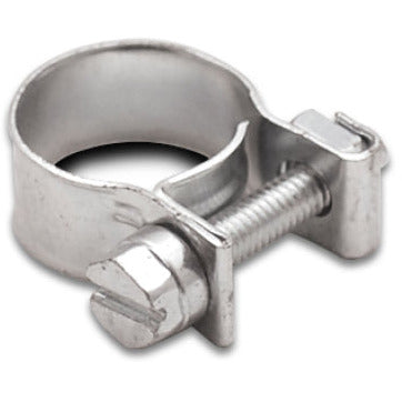 Vibrant Inj Style Mini Hose Clamps 8-10mm clamping range Pack of 10 Zinc Plated Mild Steel Vibrant Clamps