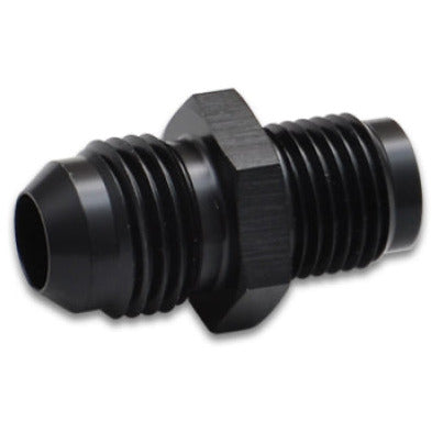 Vibrant Inverted Seat Adapter Fitting (-6AN x 11/16in-18) Aluminum - Black Vibrant Fittings