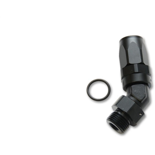 Vibrant Male -6AN 45 Degree Hose End Fitting - 9/16-18 Thread (6) Vibrant Fittings