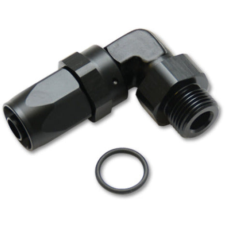 Vibrant Male -8AN 90 Degree Hose End Fitting - 3/4-16 Thread (8) Vibrant Fittings