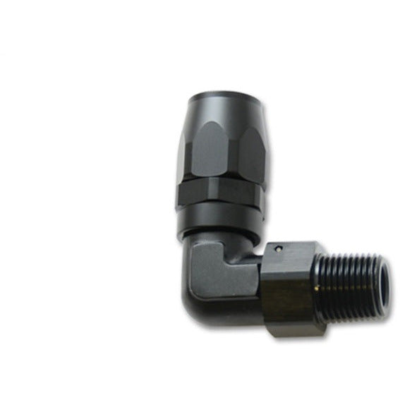 Vibrant Male NPT 90 Degree Hose End Fitting -10AN - 3/8 NPT Vibrant Fittings