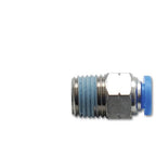Vibrant Male Straight Pneumatic Vacuum Fitting 1/4in NPT Thread for use with 3/8in 9.5mm OD tubing Vibrant Fittings