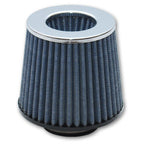 Vibrant Open Funnel Perf Air Filter (5in Cone O.D. x 5in Tall x 2.5in inlet I.D.) Chrome Filter Cap Vibrant Air Filters - Universal Fit