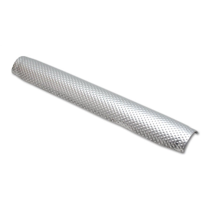 Vibrant SHEETHOT Premed Pipe Shield 2in-3in OD Straight Tubing 1 foot length rated direct heat 1100F Vibrant Heat Shields