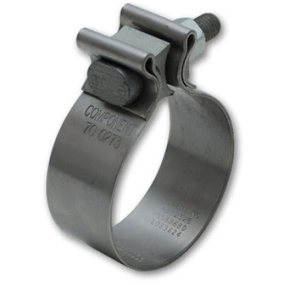 Vibrant SS Accuseal Exhaust Seal Clamp for 2.25in OD Tubing (1in wide band) Vibrant Clamps