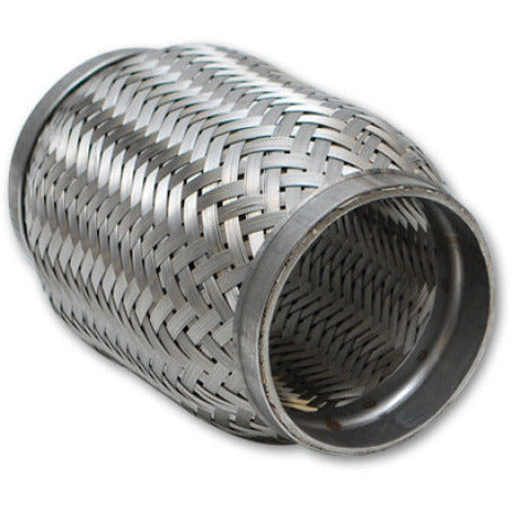 Vibrant SS Flex Coupling with Inner Braid Liner 1.75in inlet/outlet x 4in flex length Vibrant Flanges