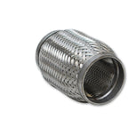 Vibrant SS Flex Coupling with Inner Braid Liner 2.25in inlet/outlet x 8in flex length Vibrant Flanges