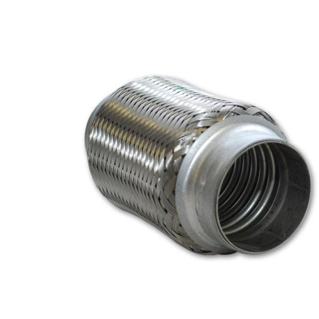 Vibrant SS Flex Coupling without Inner Liner 2in inlet/outlet x 4in long Vibrant Flanges