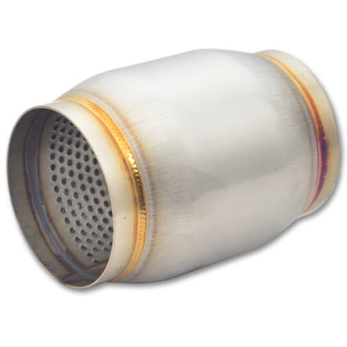Vibrant SS Race Muffler 3in inlet/outlet x 5in long Vibrant Muffler