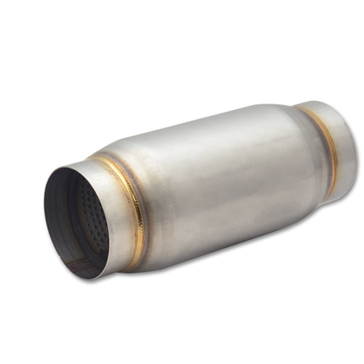 Vibrant SS Race Muffler 3in inlet/outlet x 9in long 3.75in Muffler Body OD Vibrant Muffler
