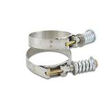 Vibrant SS T-Bolt Clamps Pack of 2 Size Range: 3.22in to 3.52in OD For use w/ 3in ID Coupling Vibrant Clamps