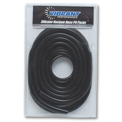 Vibrant Silicon vac Hose Pit Kit Blk 5ft- 1/8in 10ft- 5/32in 4ft- 3/16in 4ft- 1/4in 2ft-3/8in Vibrant Hoses