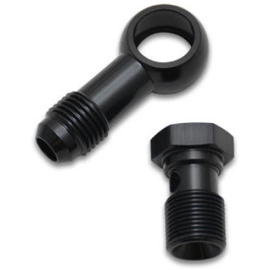 Vibrant Single -6AN 9/16-20 Aluminum Male Banjo Adapter Assembly Vibrant Fittings