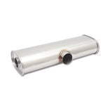 Vibrant StreetPower Oval Muff 6inx10inx24in long body 3in IDxdual 2.5in out Side in Split Dual outs Vibrant Muffler