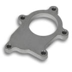 Vibrant T3 Turbo Discharge Flange (5 Bolt) for External Wastegate applicationsT304 SS 1/2in Thick Vibrant Flanges