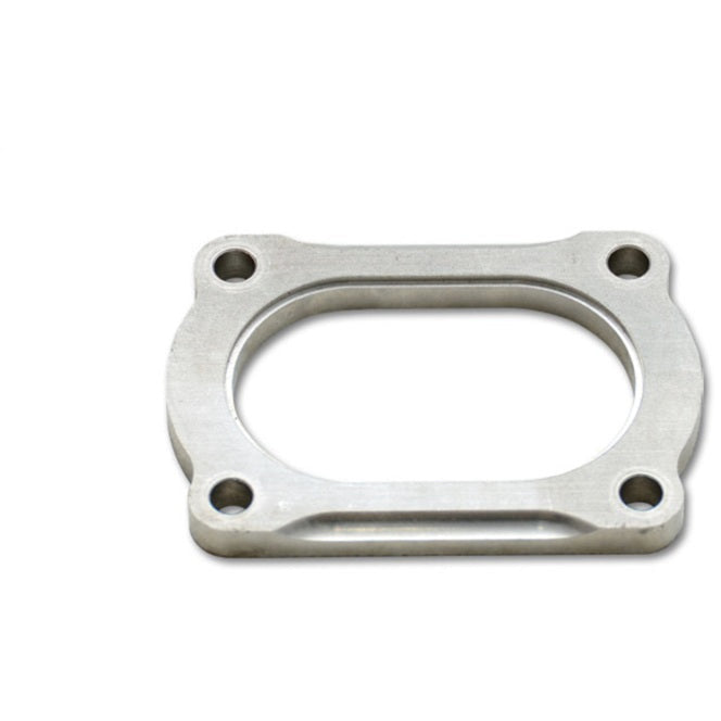 Vibrant T304 SS 4 Bolt Flange for 4in O.D. Oval tubing Vibrant Flanges