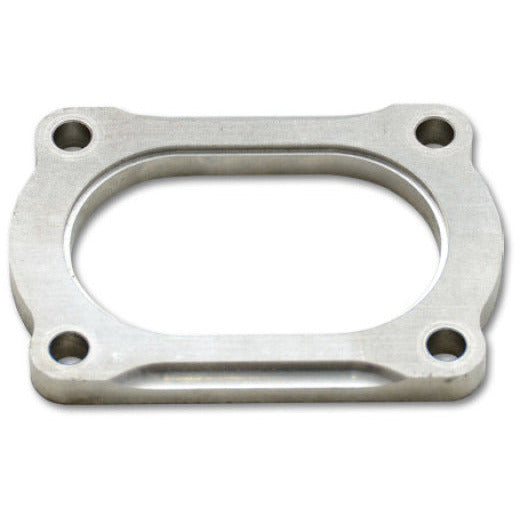 Vibrant T304 SS 4 Bolt Flange for 4in O.D. Oval tubing Vibrant Flanges