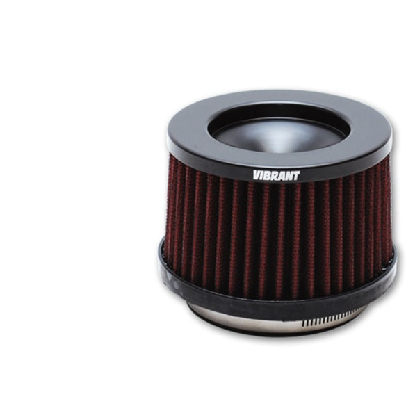 Vibrant The Classic Perf Air Filter 4.75in O.D. Cone x 3-5/8in Tall x 4in inlet I.D. Turbo Outlets Vibrant Air Filters - Universal Fit