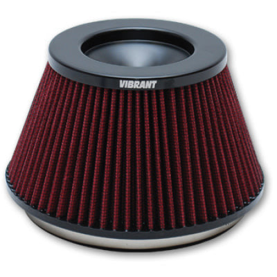 Vibrant The Classic Perf Air Filter 5in OD Conex3-5/8in Tallx6in ID Bellmouth VelocityStack10950-52 Vibrant Air Filters - Universal Fit