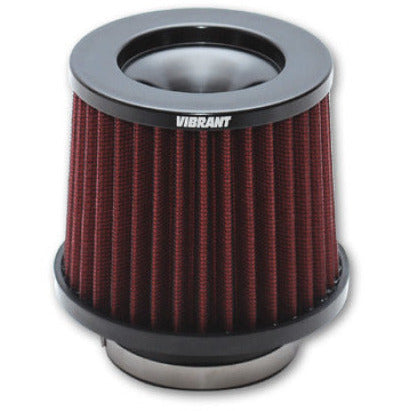 Vibrant The Classic Performance Air Filter (5.25in O.D. Cone x 5in Tall x 4.5in inlet I.D.) Vibrant Air Filters - Universal Fit