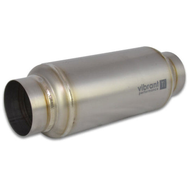 Vibrant Titanium Resonator 2.5in. Inlet / 2.5in. Outlet x 12in. Long Vibrant Resonators