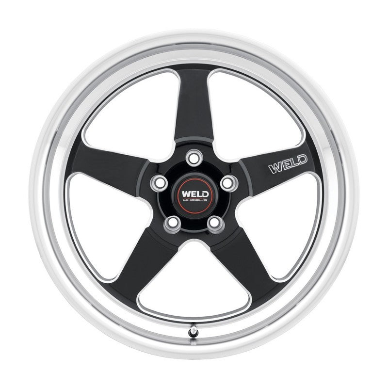 Weld S104 22x10.5 Ventura 5x127 ET13 BS6.25 Gloss BLK MIL DIA 78.1 Weld Wheels - Cast