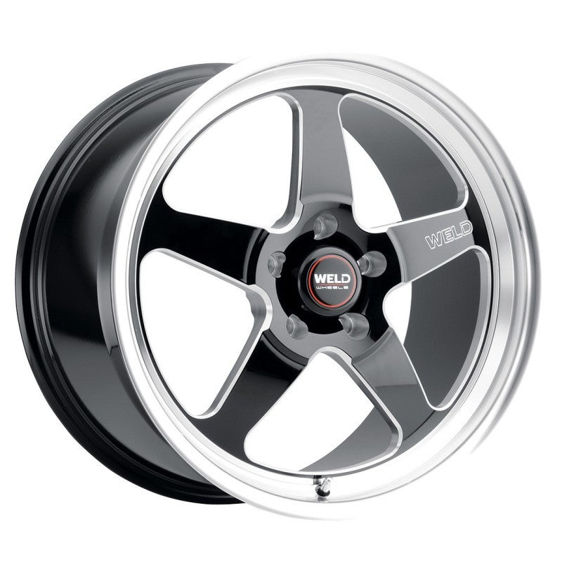 Weld S104 22x10.5 Ventura 5x127 ET13 BS6.25 Gloss BLK MIL DIA 78.1 Weld Wheels - Cast