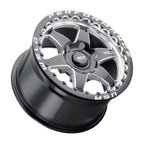 Weld S909 17x9.5 Ventura 6 Beadlock 6x127 ET35 BS6.625 Gloss BLK MIL DIA 78.1 Weld Wheels - Cast
