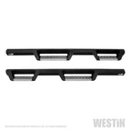 Westin 07-18 Jeep Wrangler JKU 4dr. HDX Stainless Drop Nerf Step Bars - Tex. Blk